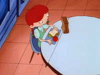 hey arnold nick splat GIF