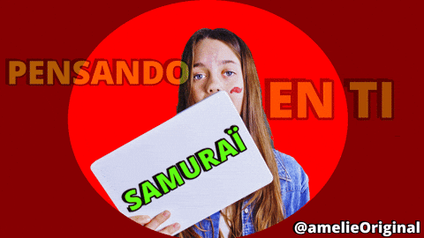 Pensando En Ti Samurai GIF by amelie