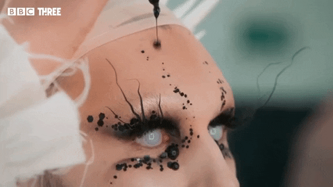 Glow Up Make-Up GIF by BBC Three