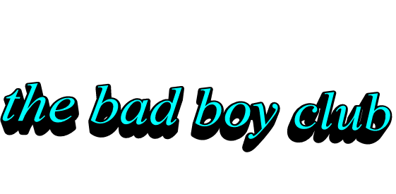the bad boy club Sticker by AnimatedText