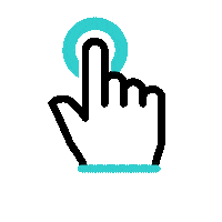 Hand Click Sticker by MKT Marketing Digital