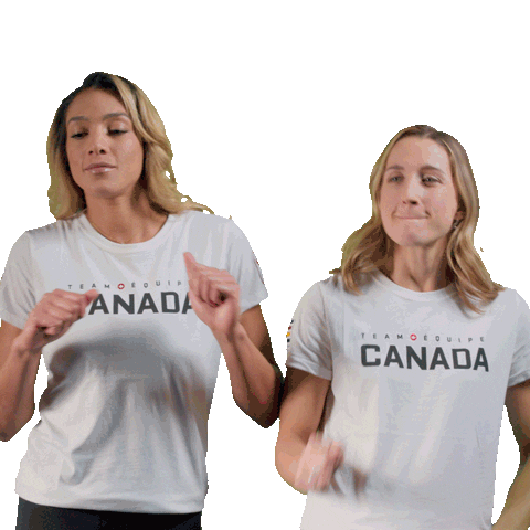 teamcanada giphyupload dance party beach Sticker