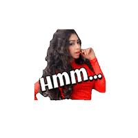 Thinking Think Sticker by Global Tara Entertainment