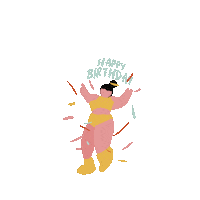Happy Birthday Love Sticker by POFELEVE