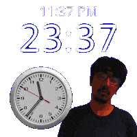 11 Pm Sticker