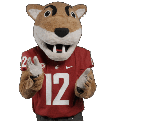 Washington State Mascot Sticker by WSU Pullman