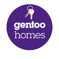 Gentoologo Sticker by Gentoo Homes