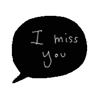 Miss You Sticker by imoji