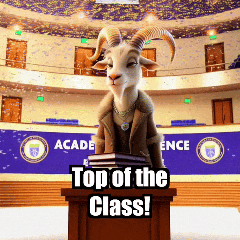 Award Ceremony Top Of The Class GIF by Radiantelope