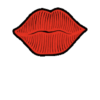 Lips Mouth Sticker by Spaghetteria