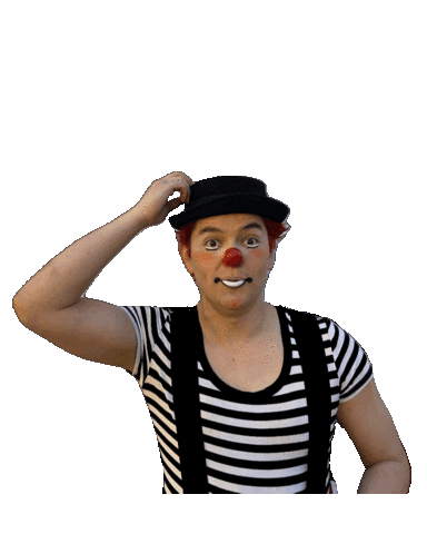 Thanks Clown Sticker