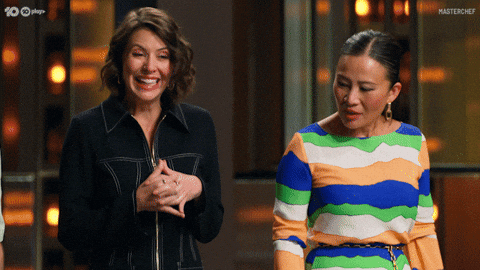 Poh Ling Yeow Laughing GIF by MasterChefAU