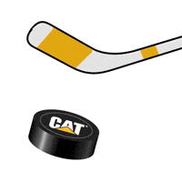 Cat Hockey GIF by Caterpillar Inc.