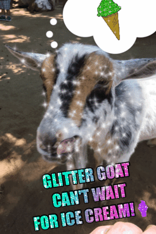 glittergoat GIF by bjorn