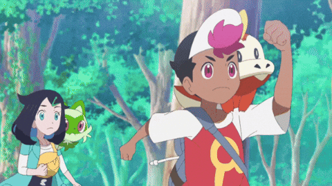 On My Way Running GIF by Pokémon