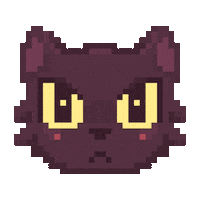Black Cat Sticker