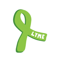 LymeNow green lime tick spoonie Sticker