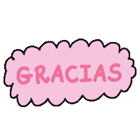 Clubmakeup pink gracias obrigada rosado Sticker