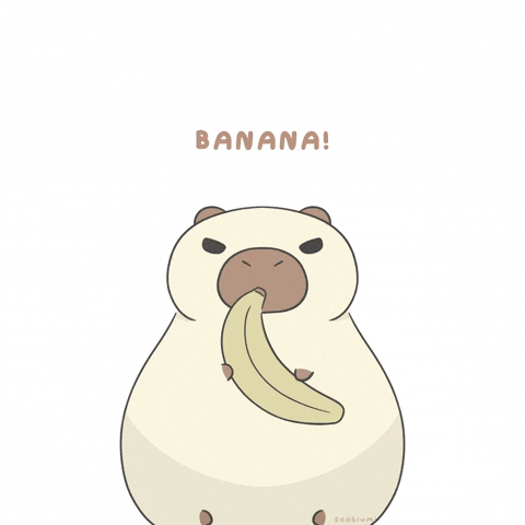 soobiumi giphyupload silly fruit banana GIF