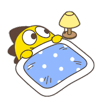 netmarble_official game night sleep sleepy Sticker