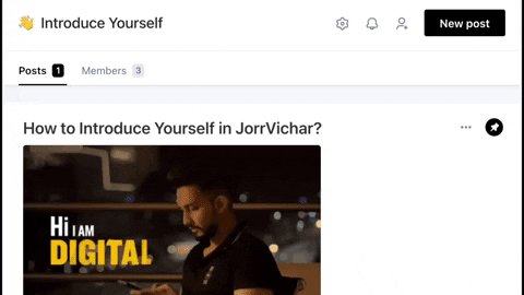 Intro Introduce Yourself GIF by Digital Pratik