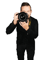 Photo Camera Sticker by Nico Alsemgeest