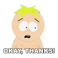 Thank U Sticker by South Park