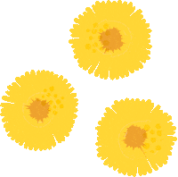 Happy Flower Sticker by Studio Behm