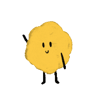 floofandfriends hello adorable fluffy floof Sticker