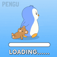 On My Way Waiting GIF by Pudgy Penguins