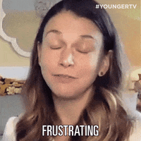 Frustrated Sutton Foster GIF by TV Land