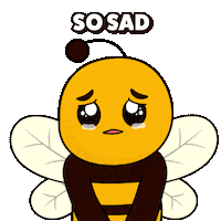 Sad Plan B Sticker by Plan Bee Studios