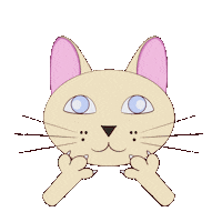 Cat Meowing Sticker
