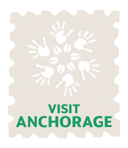 VisitAnchorage stamp stamps anchorage golden moments Sticker