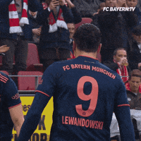 Happy Champions League GIF by FC Bayern Munich