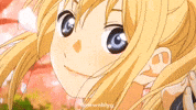 Your Lie In April Anime Girl GIF