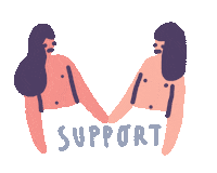 Girl Love Sticker by Sara Maese