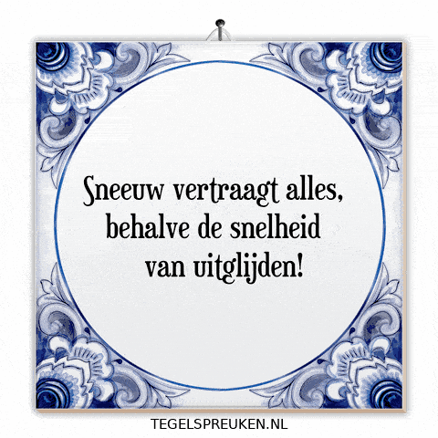 Winter Humor GIF by Tegelspreuken.nl