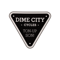 Motorcycle Sticker by Dime City Cycles
