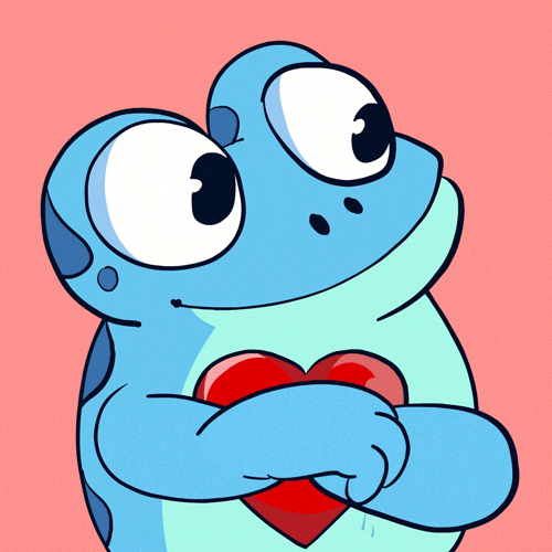 I Love You Hearts GIF by Croakey