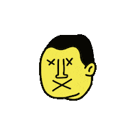 Face Shut Up Sticker