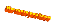 Aklexprime the more you know more you know sticker text Sticker