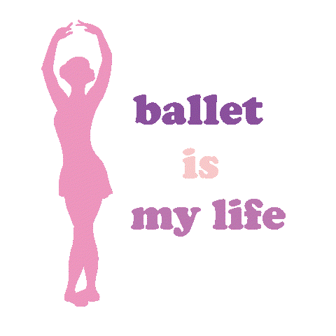 delaycolor giphyupload dance ballet ballerina Sticker