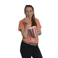 adoniadeutschland excited film popcorn curious Sticker