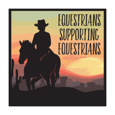 Horse Sticker by Saddle and Sage