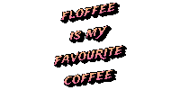 floffee_coffee coffee best coconut favourite Sticker