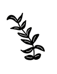 Flora White Flower Sticker