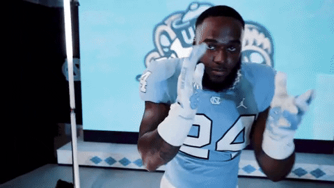 North Carolina Football GIF by UNC Tar Heels