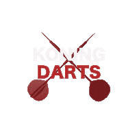 StudioCampo king darts dart koning Sticker