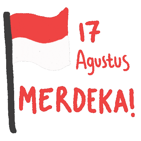 17 Agustus Indonesia Sticker